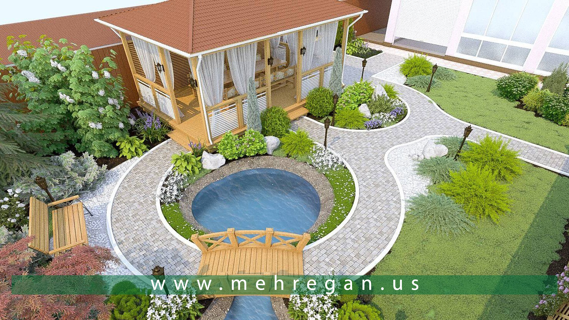 کلاس آموزش طراحی فضای سبز در مهرگان اصفهان